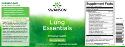 Label for Lung Essentials
