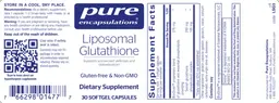 Label for Liposomal Glutathione