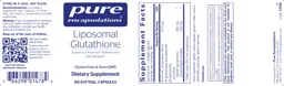 Label for Liposomal Glutathione