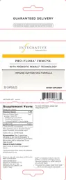 Label for Pro-Flora Immune