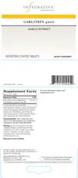 Label for Garlitrin 4000