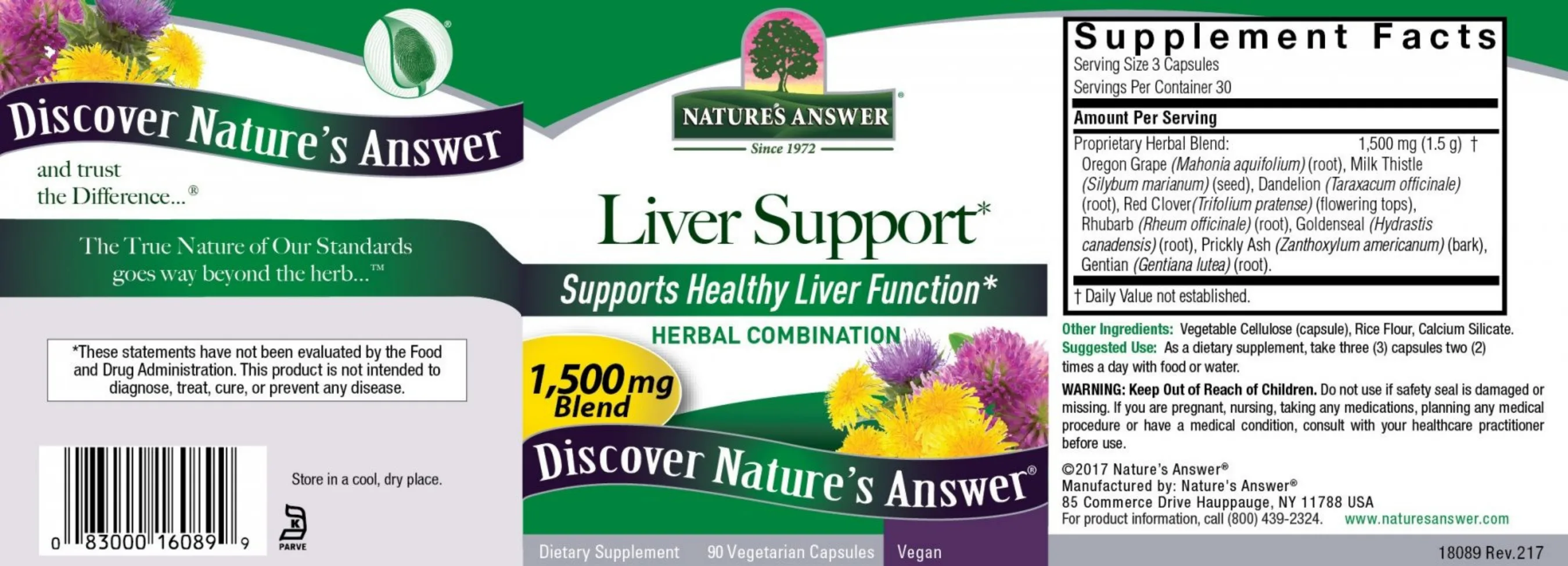 Label for Liver Support
