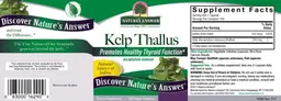 Label for Kelp Thallus