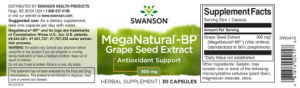 MegaNatural-BP Grape Seed Extract 300 mg