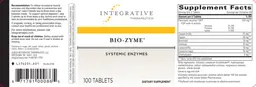 Label for Bio-Zyme