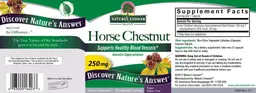 Label for Horse Chestnut 250 mg