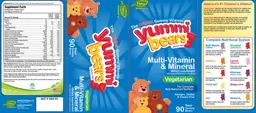 Label for Multi-Vitamin & Mineral