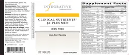 Clinical Nutrients 50-Plus Men Iron-Free