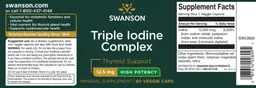 Label for Triple Iodine Complex 12.5 mg High Potency