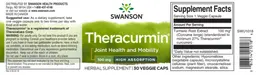 Label for Theracurmin 100 mg