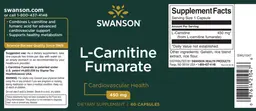 Label for L-Carnitine Fumarate 450 mg