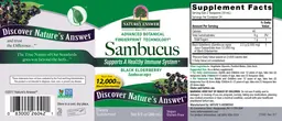 Label for Sambucus