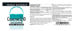 Label for Coenzyme Q10 with Bioperine
