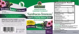Label for Sambucus Immune