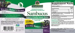 Label for Sambucus