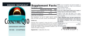 Coenzyme Q10 100 mg