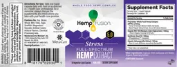 Label for Stress 5.0 Full-Spectrum Hemp Extract