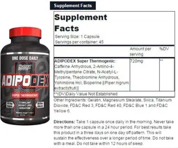 Label for Adipodex