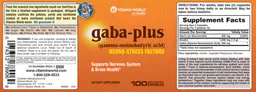 Label for GABA Plus