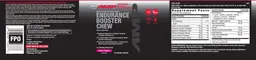 Label for Endurance Booster Chew Fruit Punch