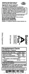 Label for Super A Plus