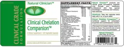 Label for Clinical Chelation Companion