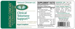 Label for Clinical Telomere Support