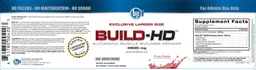 Label for Build-HD Fruit Punch