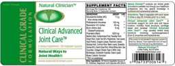 Label for Clinical Advanced Joint Care