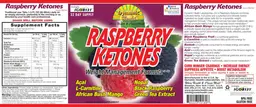 Label for Raspberry Ketones Juice Blend