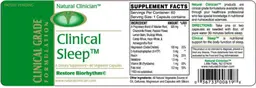 Label for Clinical Sleep