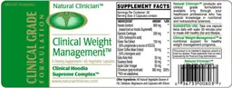 Label for Clinical Weight Management