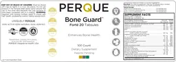 Label for Bone Guard Forte 20 Tabsules