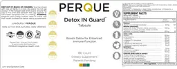 Label for Detox In Guard Tabsule