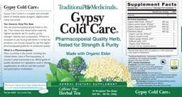 Label for Gypsy Cold Care