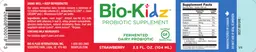Label for Probiotic Supplement Strawberry
