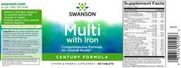 Label for Multi with Iron Century Formula
