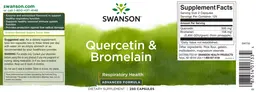 Label for Quercetin & Bromelain
