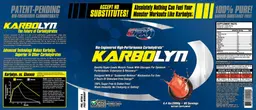 Label for Karbolyn Fearless Fruit Punch