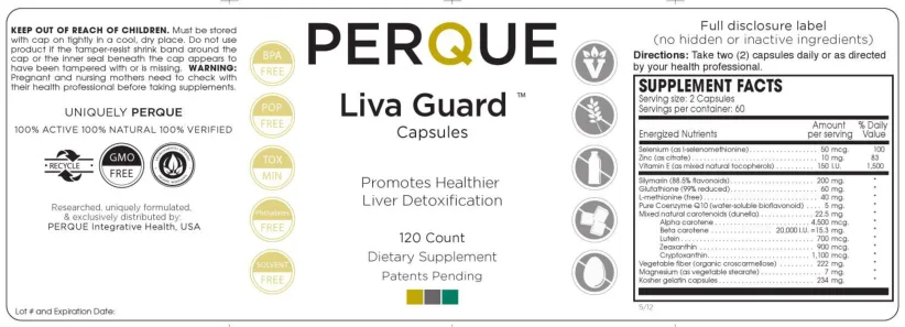 Label for Liva Guard Capsules