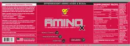 Label for Amino X Fruit Punch