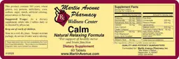 Label for Calm