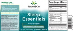 Label for Sleep Essentials