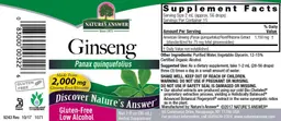 Label for Ginseng