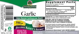 Label for Garlic