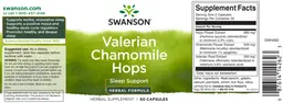 Label for Valerian Chamomile Hops