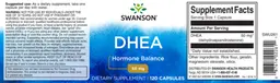 Label for DHEA 50 mg