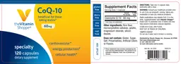 Label for CoQ-10 60 mg