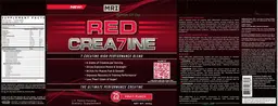 Label for Red Crea7ine Fruit Punch