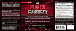 Label for Red Shred